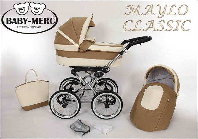 Коляска Baby-Merc Maylo Classic 2 в 1, цвет – 12  